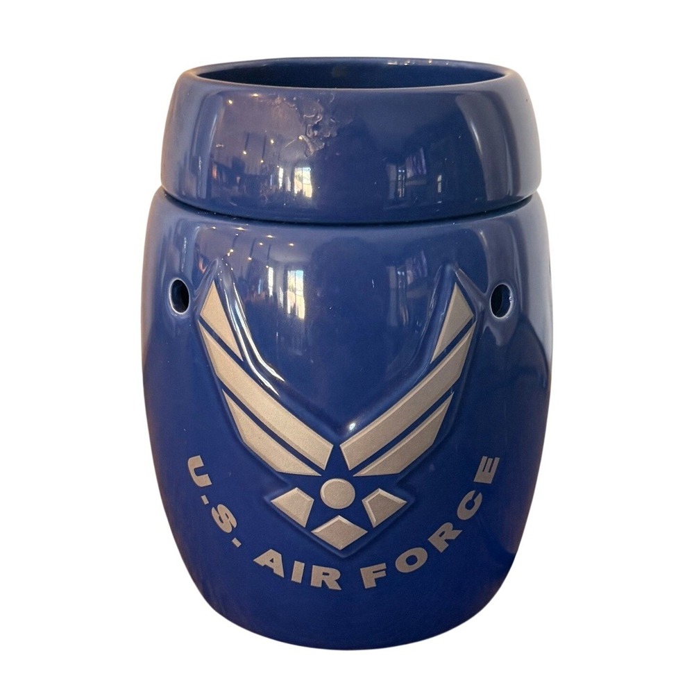 Scentsy U.S. Air Force USAF Blue Ceramic Wax Warmer Patriot Collection